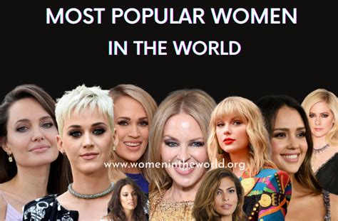 top    popular girl   world