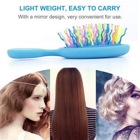 practical design rainbow volume anti static magic detangler hair curl
