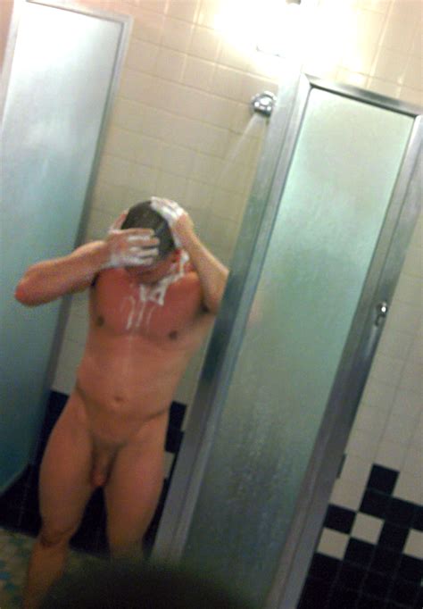marine with great body caught showering my own private locker room