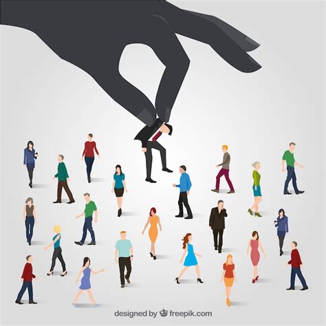 choosing   person concept vector