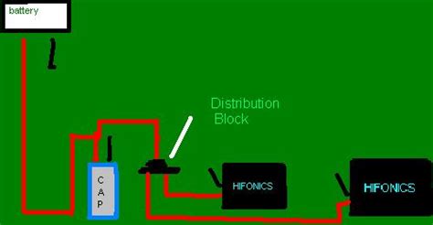 subwoofer wiring diagram  capacitor wiring diagram