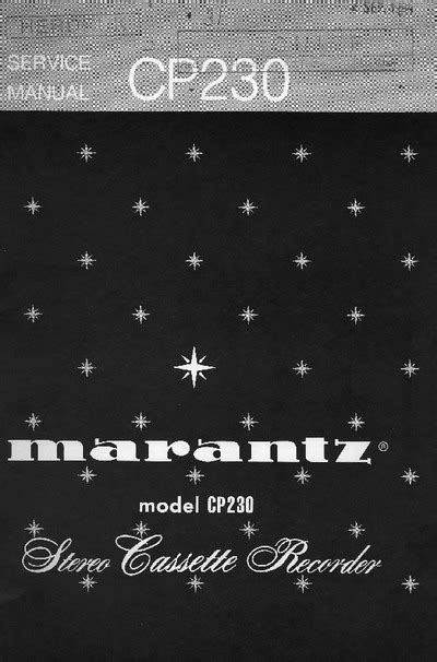 marantz cp  service manual service manual repair schematics