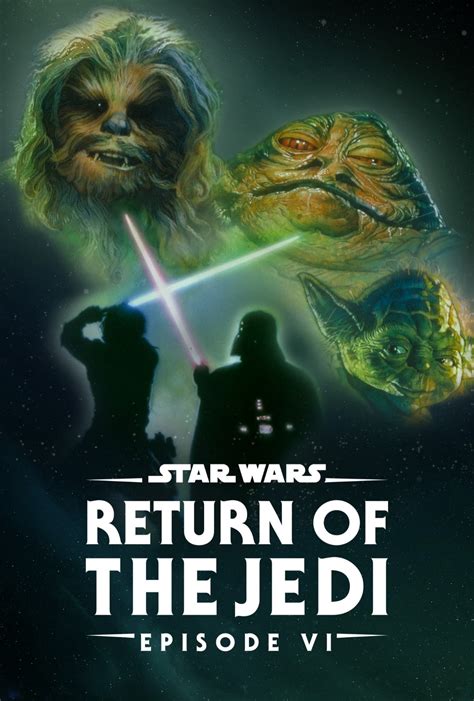 star wars return   jedi disney  poster future   force