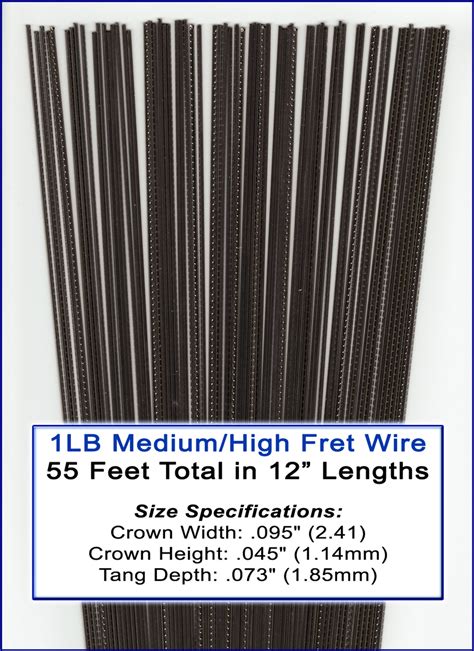 lb bulk fret wire mediumhigh nickel silver   gitty crafter supply