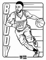 Basketball Coloring Pages Kids Print Color Printable Coloriage Justcolor Simple Children Beautiful sketch template