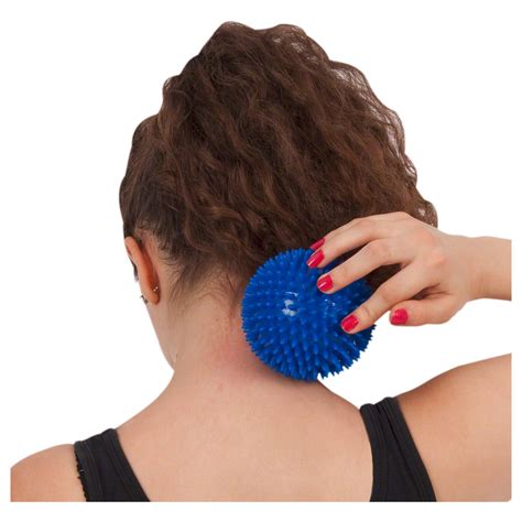 spiky massage ball Ø 10 cm blue buy online sport tec