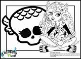 Monster High Lagoona Pages Coloring Blue Getcolorings Printable Color sketch template