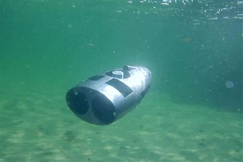 underwater drone explores  depths