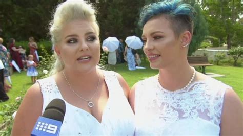 2 couples tie the knot in australia s 1st same sex weddings wjla