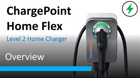 chargepoint home flex level  evse electric vehicle ev home charger youtube