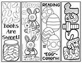 Easter Bookmarks Printable Coloring Printables Colouring Book Cute Subject Marks Teacherspayteachers Visit sketch template