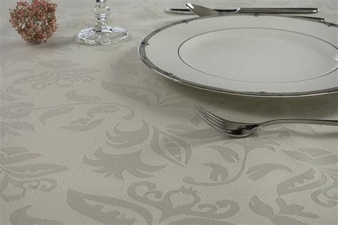 kook tablecloth damast silver    cm  shipping    cookinglifeeu