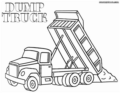 dump truck coloring page  dump truck coloring pages truck coloring