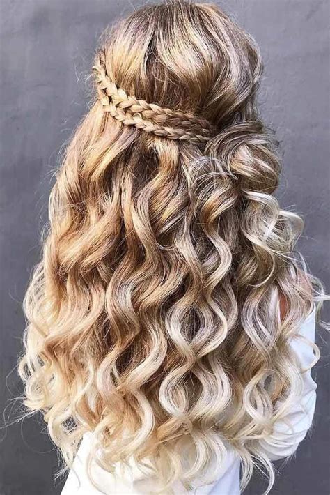79 Stylish And Chic Half Up Half Down Hairstyles For Long Curly Hair