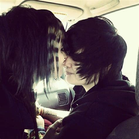 Me And My Girlfriend Scene Hair Emo Hair Lesbian Couple Emo