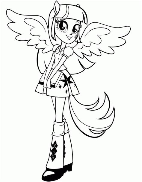 equestria girls coloring page coloring home
