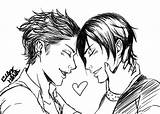 Malec Shadowhunters sketch template