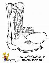 Cowboy Boots Boot Coloring Drawing Pages Cowgirl Printable Western Hat Sketch Print Saddle Hats Tattoo Draw Kids Color Clip Winter sketch template