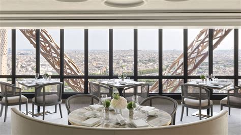 eiffel towers newly redesigned jules verne restaurant