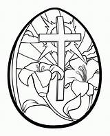 Coloring Easter Pages Printable Stained Glass Clipart Clip Library Religious sketch template