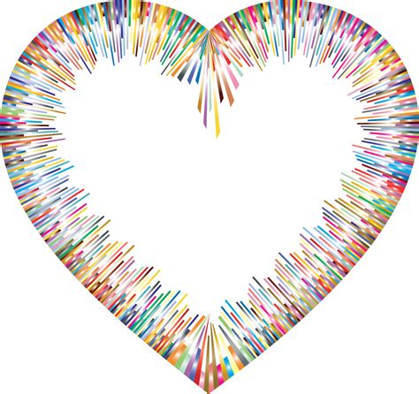 color spectrum heart shape png image purepng  transparent cc