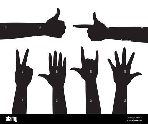 hand signs  res stock photography  images alamy