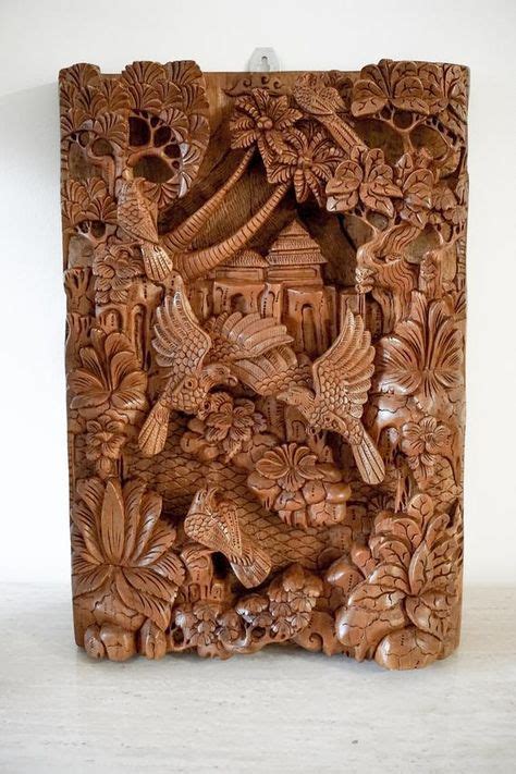indonesian wood carvings  patterns