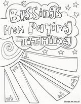 Coloring Pages Lds Gospel Tithing Topics Offering Church Pay Tithes Template Activities Visit Religions Choose Board Wonderful Enjoy Some sketch template
