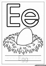 Letter Coloring Pages Worksheets Printable Alphabet Egg Letters Colouring Animals Tracing Kids Flashcards Template Forest Abc Animal sketch template