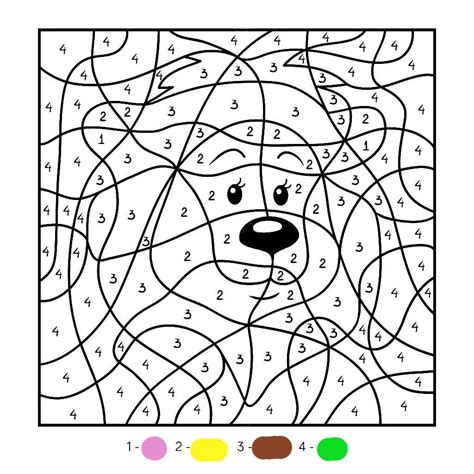 color  number   worksheets coloring pages  printable  images