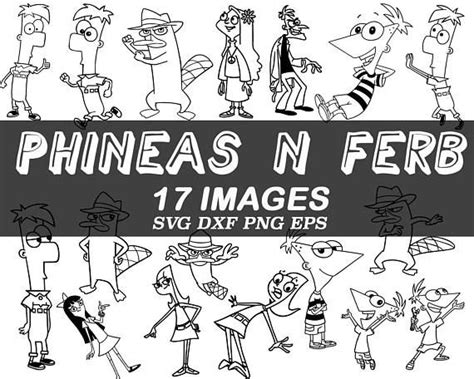 Phineas And Ferb Svg Clipart Phineas Svg Ferb Decal How
