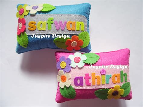 katalog inspire design craft mini bantal segi empat