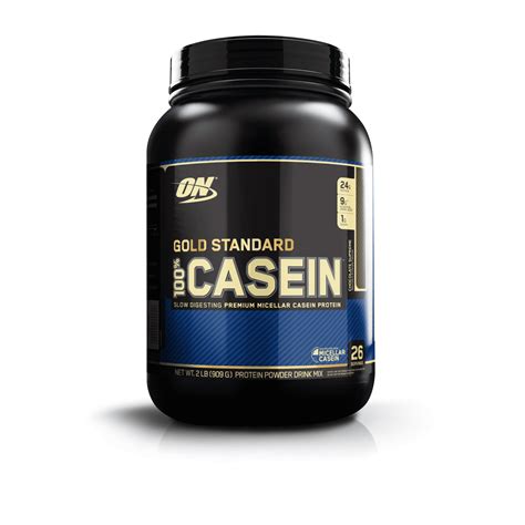 optimum nutrition gold standard  casein protein powder chocolate  protein lb oz