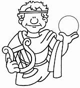 Greek Coloring Pages Food Greece Ancient Template Drawings 96kb 1139 sketch template