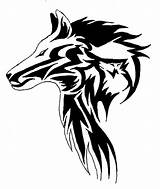 Wolf Tribal Head Drawings Drawing Deviantart Animals sketch template