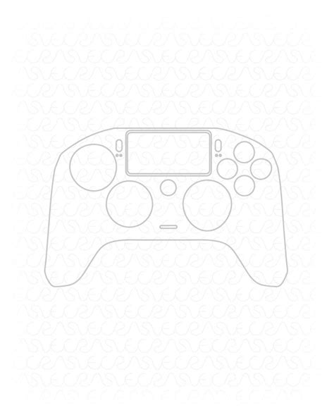 ps controller skin template template monster