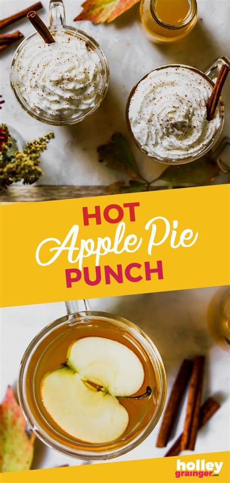 Hot Apple Pie Punch Recipe Apple Pie Drink Fall