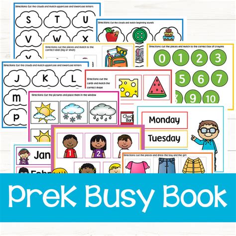 page prek busy book messy  monster shop