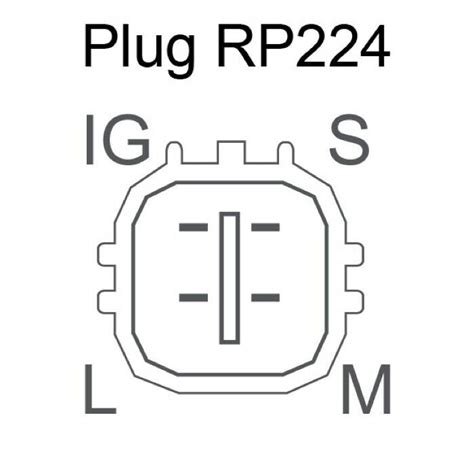 brand  alternator plug connector   pin square denso toyota alternators hs autoparts