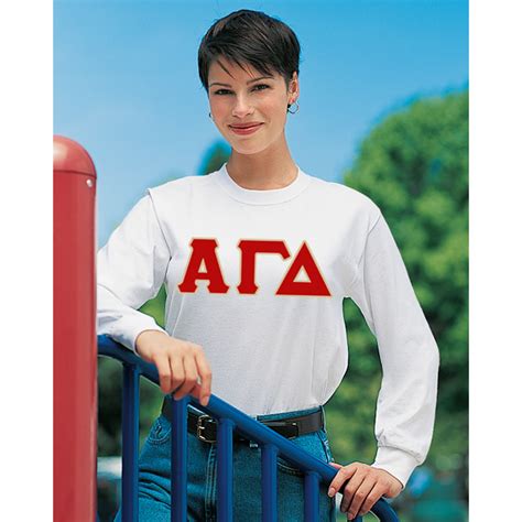 Alpha Gamma Delta Sorority Tackle Twilled Uni Sex 100 Cotton Long