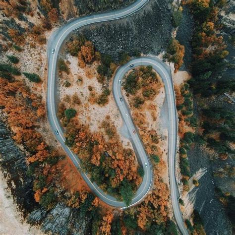 curving mountain road  oregon drone photography  fouad jreige  photogrist aerial