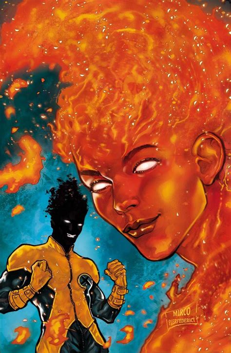 Magma And Sunspot Comic Book Artwork Mutant Marvel Comic Character