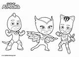 Catboy Masks sketch template