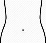 Belly Button Clipground sketch template