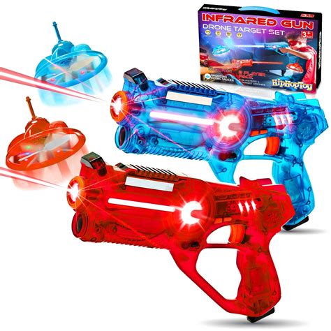 buy hiphop toy  player kids laser tag game  flying drone target  laser blasters