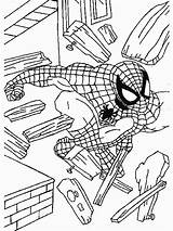 Spiderman Kleurplaatjes sketch template