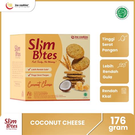 jual slim bites coconut cheese gr shopee indonesia