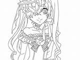 Butler Coloring Pages Ciel Phantomhive Anime Colouring Lime Color Getcolorings Getdrawings sketch template