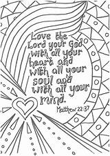 Bible Coloring Pages Verse Kids Verses Colouring Sheets Children Colour Printable Adults Choose Board Scripture Mandala Adult sketch template