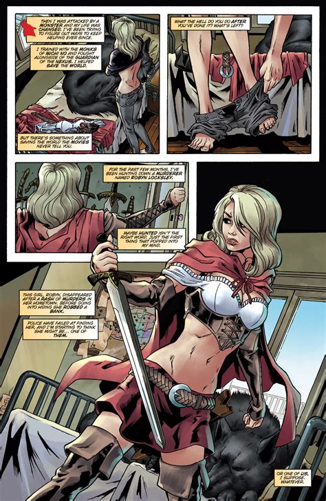 grimm fairy tales presents robyn hood vs red riding hood grimm fairy